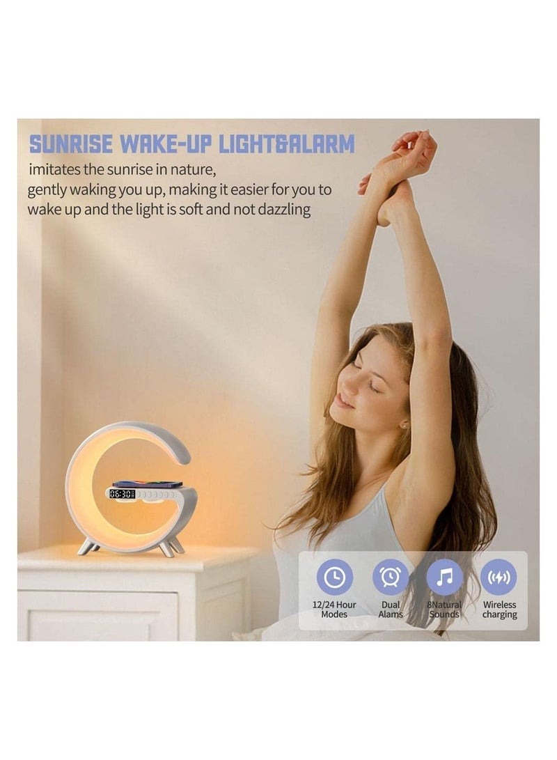 Digital Led Wireless Charger Speaker